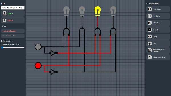 Digital logic simulator project demo